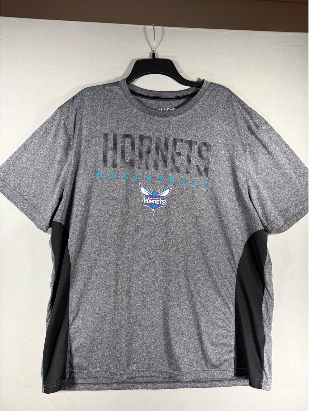 NBA Charlotte Hornets Ultra Game Gray Basketball T-Shirt Size XX Large